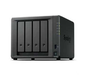 Synology DS925+ DiskStation 4-bay NAS server/2 x M.2 NVMe SSD slot, CPU AMD Ryzen V1500B 4-core 2.2 GHz, 4 GB DDR4 SODIMM, 2x - Umag