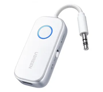 UGREEN Bežični Audio transmiter i receiver, BT 5.4, 3.5 mm, bijeli - Umag