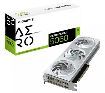 GIGABYTE GeForce RTX 5060 AERO OC 8G NVIDIA 8 GB GDDR7 - cover