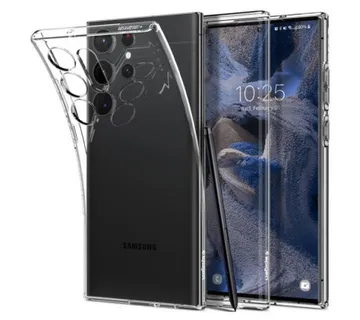 Spigen Liquid Crystal, zaštitna maska za telefon, prozirna - Samsung Galaxy S23 Ultra - Umag