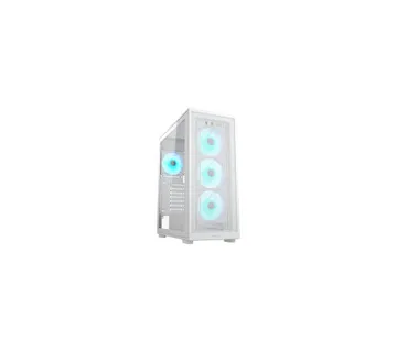COUGAR MX220 RGB PC Case, Mid Tower, White - Umag