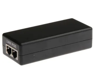 MikroTik OEM pasive Gigabit PoE adapter, 48V 0.5A (24W), grounded with ac cord - Umag