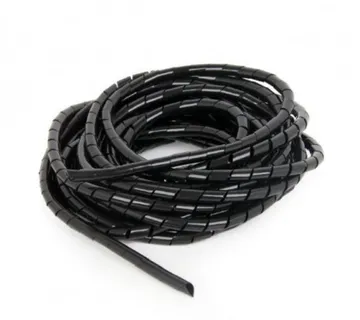 Gembird 12 mm spiral cable wrap, 10 m, black - Umag