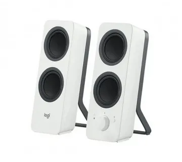 Logitech Speakers Z207, 2.0 Stereo Speakers with Bluetooth, white - Umag