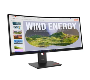 Lenovo T34WD-40 WQHD VA, HDMI, DP, USB-C, curved - Umag