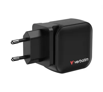 Verbatim Mini GaN zidni punjač 70W, 2×USB-C/1×USB-A, PD/QC 3.0 - Umag