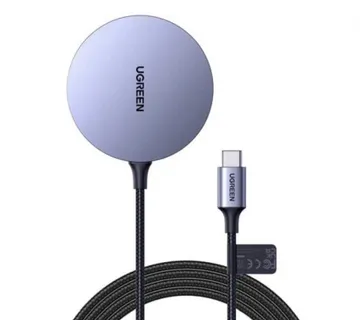UGREEN MagSafe bežični magnetski punjač 15W, sivi - Umag