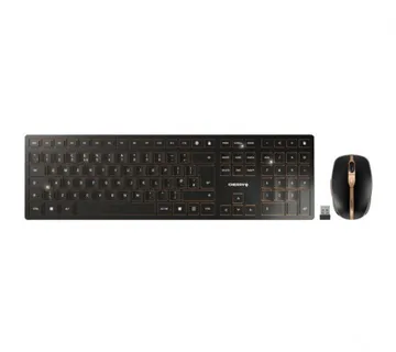 Cherry DW 9100 Slim bežična/BT tipkovnica + miš, AES-128 enkripcija, crna - Umag