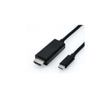 Roline USB-C - HDMI kabel, M/M, 1.0m, crni - Umag