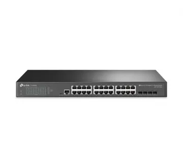 TP-Link Omada JetStream 24-port Gigabit Smart preklopnik (Switch), 24×10/100/1000M RJ45 ports, 4×Gigabit SFP, 1U 19" rack mou - Umag