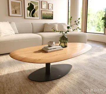 Klub stolić Edge 140x75cm, Materijal: Hrast - cover