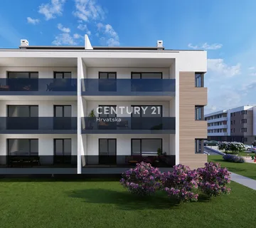 Čakovec – Globetka | Jednosobni stan 46,4 m² + lođa 21,6 m² | Prizemlje | Novogradnja - cover