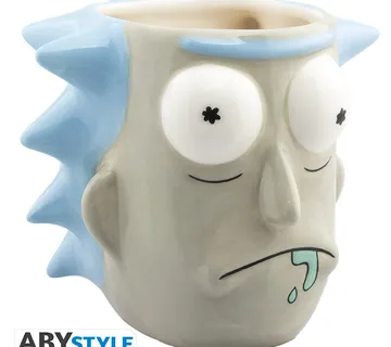 Šalica Rick and Morty Rick Sanchez 3D 500ml - cover