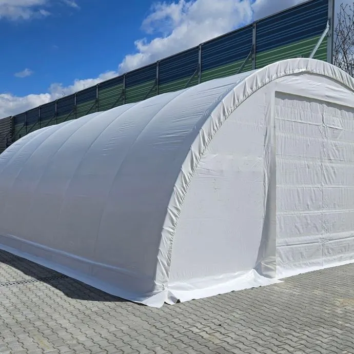 Montažna hala / montažni šator 9.15x12m 4,5m (V) 110m2 091 324 9999 - cover