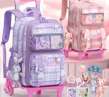 Lily - Školska torba na kotačiće - cover