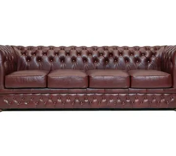 Chesterfield Garnitura First Class Leather | 4-sjedišta | Cloudy Red - cover