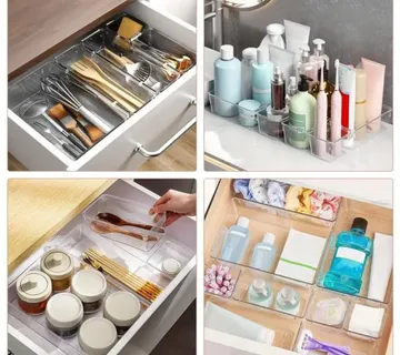 Prozirni organizator ladica - više dimenzija - cover