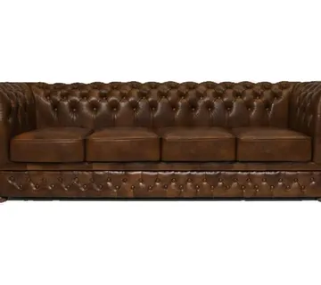 Chesterfield Garnitura First Class Leather | 4-sjedišta | Cloudy Brown - cover
