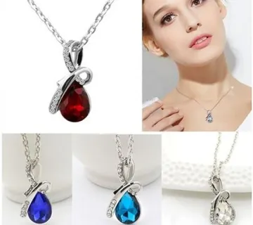 Kristalna ogrlica Eternal Love Teardrop Crystal - cover