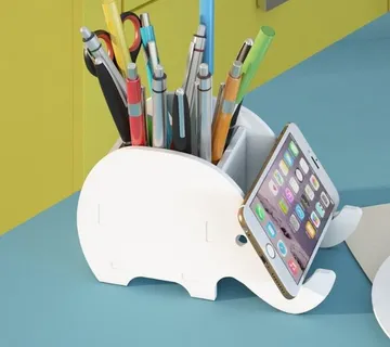 Kreativni Višenamjenski Stolni Organizator Elephant - cover