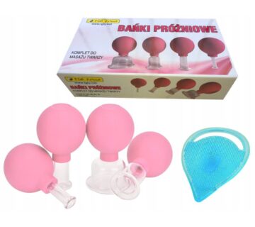 Cupping set za lice, 4 staklene čašice - cover