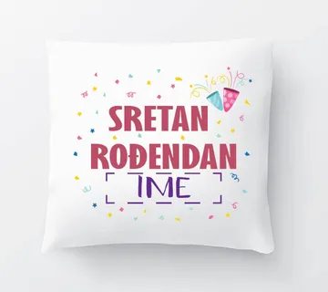 Jastučić SRETAN ROĐENDAN - cover