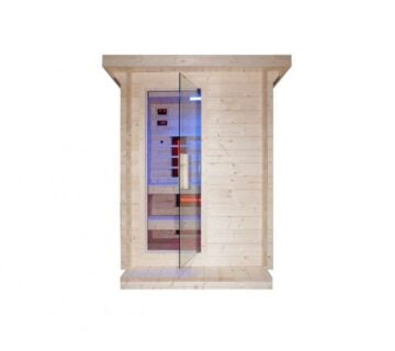 Vanjska kombinirana sauna – infra + finska – 170x170x210 cm - cover