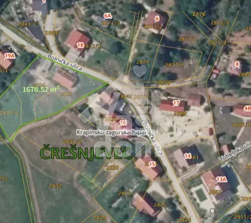 TUHELJSKE TOPLICE GRAĐEVINSKO ZEMLJIŠTE cca 800 m2 - Tuheljske Toplice, Tuhelj