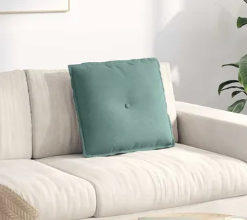 vidaXL Jastuk za leđa Morska zelena 50 x 45 cm Kordura tekstil - Venlo