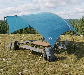 vidaXL Vodootporna kamperska cerada Plava 695 x 580 x 200 cm - Venlo
