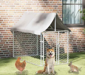 vidaXL Vanjski kavez za pse s krovom 200 x 100 x 150 cm - Venlo