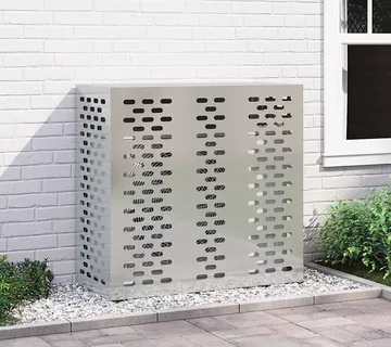 vidaXL Pokrov za klima uređaj Srebrna 110 x 50 x 105 cm - Venlo