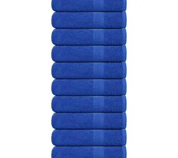 vidaXL Ručnici za tuširanje FROGN 10 kom plavi 70x140 cm 360 g/m² - Venlo