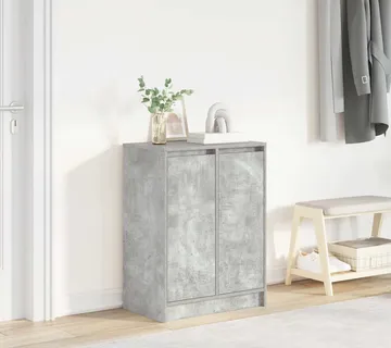 vidaXL Ormarić za cipele boja betona 57x34x76 cm konstruirano drvo - Venlo