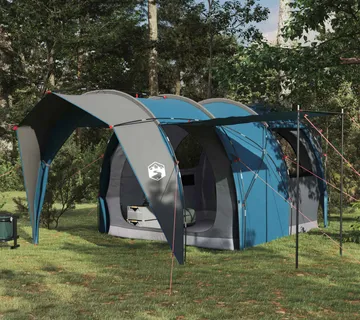 vidaXL Tunelski šator 4-osobni Plava 185T Poliester s PU premazom - Venlo