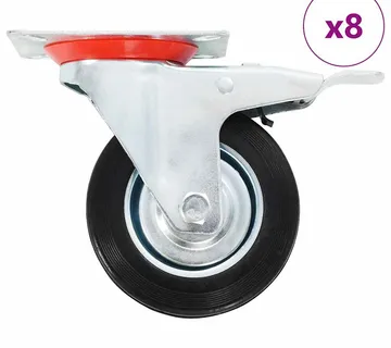vidaXL Okretni kotačići 8 kom 100 mm - Venlo