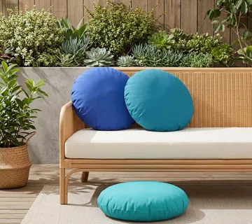 vidaXL Presvlaka za jastuk 6 pcs HEERLEN Kraljevsko plava Ø 50 cm - Venlo