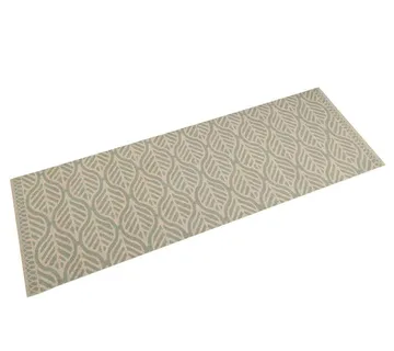 vidaXL Kuhinjski tepih perivi s uzorkom lišća 60 x 180 cm baršunasti - Venlo