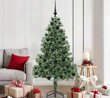 vidaXL Božićno drvce Zelena 180 cm PVC - Venlo