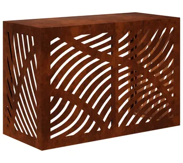 vidaXL Pokrov za klima uređaj Rđa 90 x 40 x 60 cm Otporni čelik - Venlo