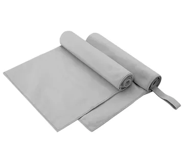 vidaXL Sportski Ručnici 2 kom. Siva 100 x 50 cm - Venlo