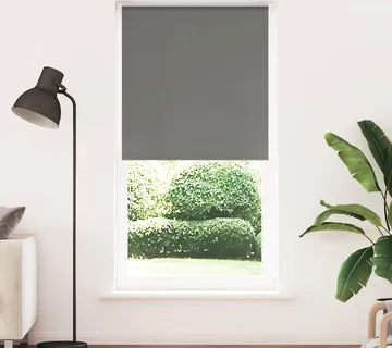 vidaXL Rolo zavjesa Blackout siva 110x230 cm Širina tkanine 105,7 cm - Venlo