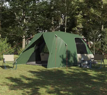 vidaXL Šator kupola za 6 osoba s krovom Zelena 500 x 314 x 206 cm - Venlo