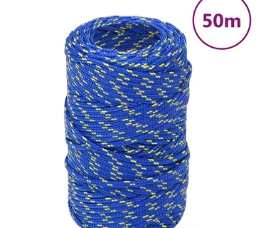 vidaXL Brodski konop plavi 2 mm 50 m od polipropilena - Venlo
