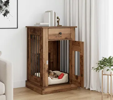 vidaXL Namještaj za kućni kavez Staro drvo 50 x 47,5 x 80 cm - Venlo