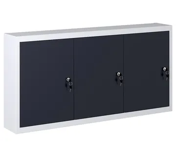 vidaXL Zidni ormarić za alat u industrijskom stilu metalni sivo-crni - Venlo