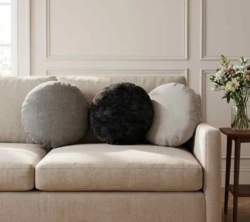 vidaXL Presvlaka za jastuk 6 kom. HEERLEN Svjetlosiva Ø 40 cm - Venlo
