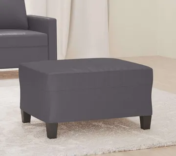 vidaXL Tabure sivi 70 x 55 x 41 cm od umjetne kože - Venlo