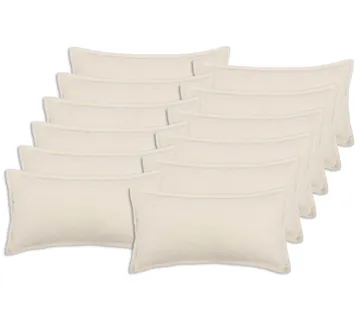 vidaXL Presvlaka za jastuk 12 pcs HOUTEN Krem 40 x 80 cm Bouclé - Venlo