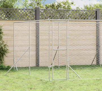 vidaXL Vanjski kavez za pse srebrni 8 x 12 x 2 m od pocinčanog čelika - Venlo
